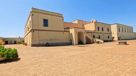 Sunny Day at Naples Castle Stock Footage 324837693