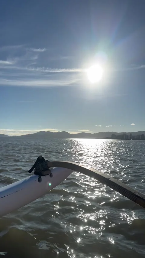 Sunny day on the north seafront of Florianópolis Stock Footage 276714308