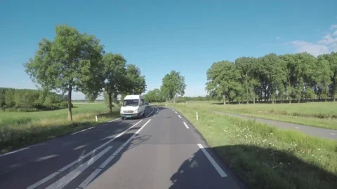 Sunny day road Stock Footage 83499524