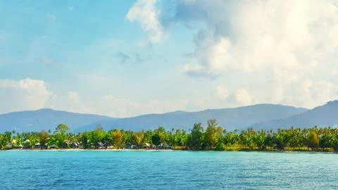 Sunny day on samui Stock Photos