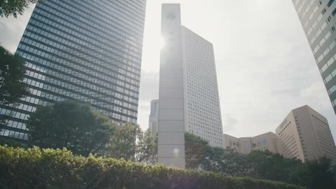Sunny day in Shinjuku Stock Footage 96672653