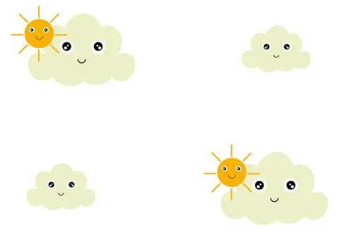 Sunny day theme background Stock Illustration