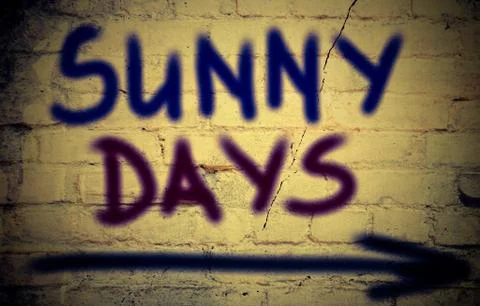 Sunny Days Concept Stock-Illustration
