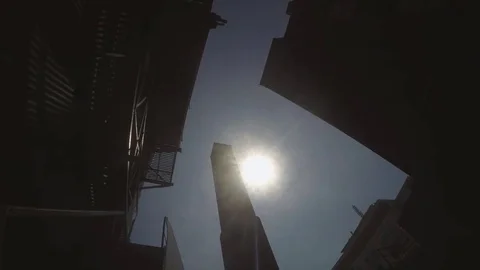Sunny Eclipse Time Lapse Downton Stock Footage 81917098