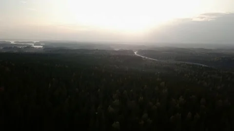 Sunny evening Stock Footage 107661507
