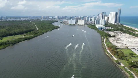 Sunny Isles North bound Stock Footage 238762483