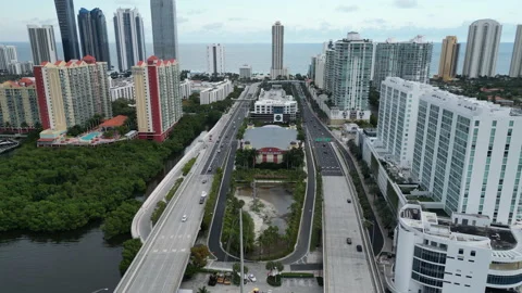 Sunny Isles Profile Stock Footage 238768275