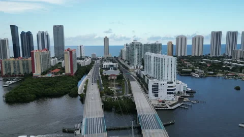 Sunny Isles Skyline Stock Footage 238767604