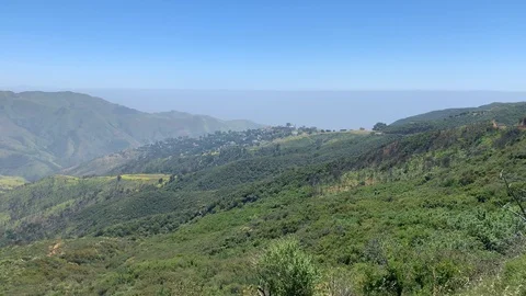 Sunny Malibu Landscape Stock Footage 106965514