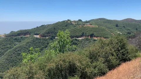 Sunny Malibu Landscape Stock Footage 106965680