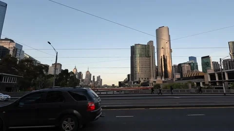 Sunny Melbourne View Stock Footage 216217002