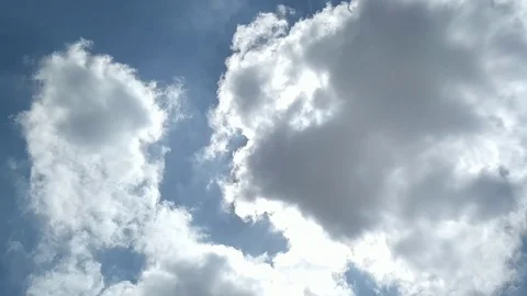 Sunny Morning Clouds Stock Footage 127115369