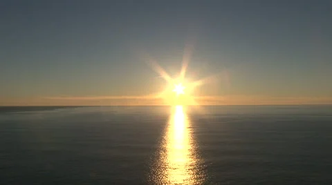 Sunny Ocean Path Video stock 44336819