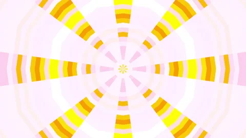 Sunny playful easter kaleidoscopic background. Joyful spring pattern Video stock 270227369