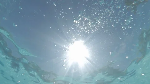 Sunny pool Stock Footage 100664705