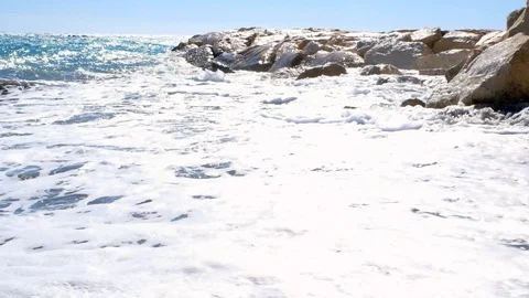Sunny seacoast Stock Footage 99139006