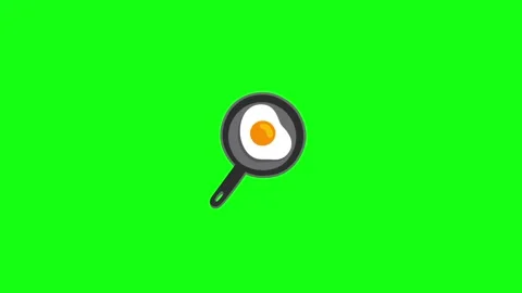 Sunny Side Egg Cooking Animation Stock Footage 337593429