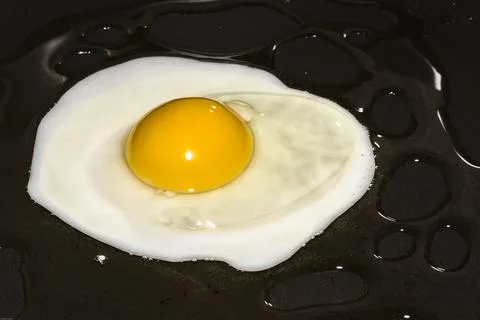 Sunny side up egg Stock Photos
