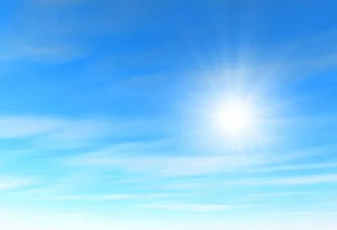 Sunny sky background Stock Illustration