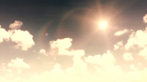 Sunny sky with clouds background 5 Stock Footage 39435787