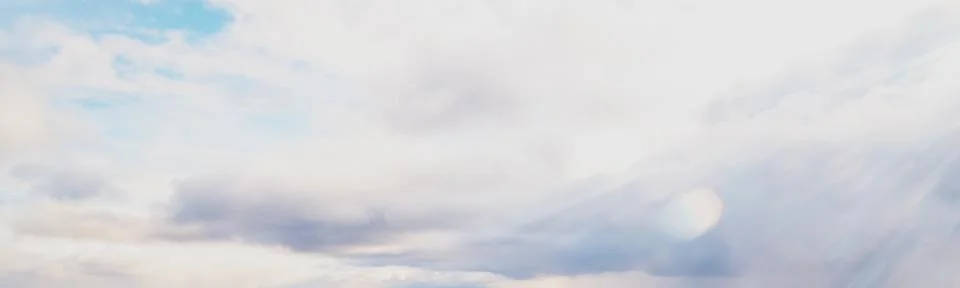Sunny sky. Cloudscape Background. Close up of clouds Foto stock