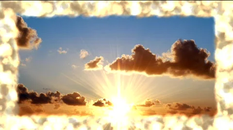 Sunny sky Stock Footage 561168