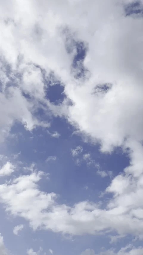 Sunny Sky with full of clouds video Stock Footage 343296943