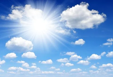 Sunny sky  Foto stock