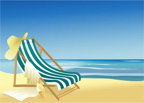 Sunny summer background Stock Illustration