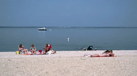 Sunny summer beach (9 of 10) Stock Footage 32283147