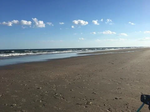 Sunny summer beaches of Ocean Isle Beach NC Foto stock