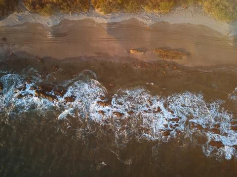 Sunny sunset background Stock Photos