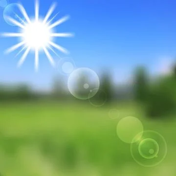 Sunny vector nature abstract background. Gradient mesh Sunny vector nature... Foto stock
