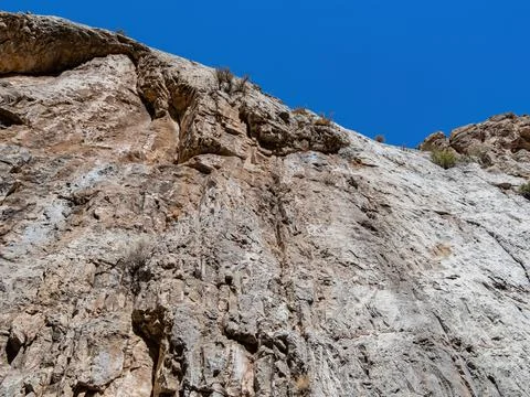 Sunny view of the landscape in Red Rock Canyon Foto stock