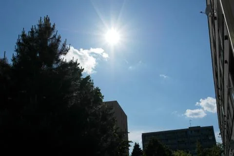 Sunny view Foto stock