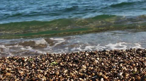 Sunny Waves Stock Footage 12351657