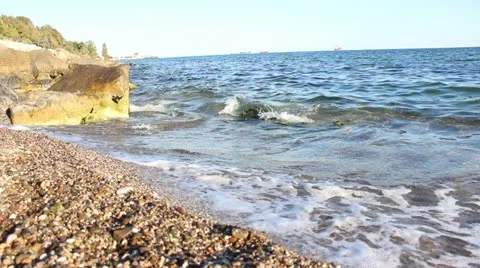 Sunny Waves Stock Footage 12351660