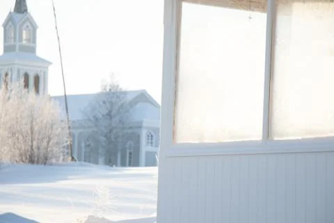 Sunny window Stock Photos