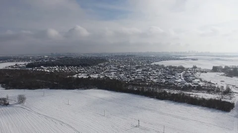 Sunny winter day Stock Footage 85704793
