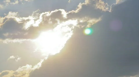 SunnyClouds 2 versions - HD time lapse Stock Footage 308222