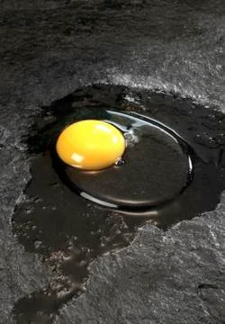 Sunnyside up egg Stock Photos