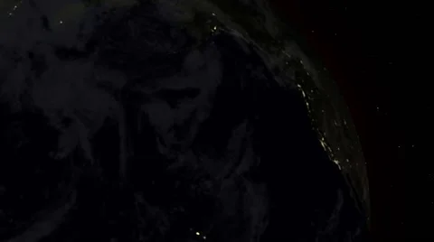 Sunrays and globe Stock Footage 55571618