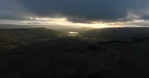 Sunrays breaking through the clouds Stock Footage 276146070