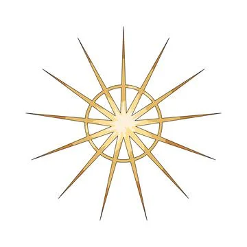Sunrays illustration Stock Illustration
