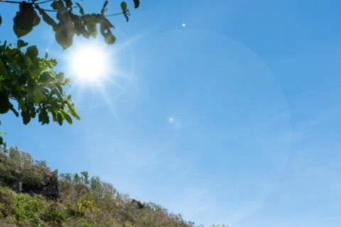 Sunrays or sunlight effect, lens flare, light leaks, overlays, or flare lig.. Stock Photos
