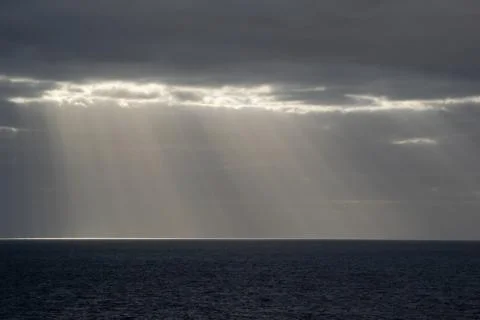 Sunrays over the Ocean Foto stock