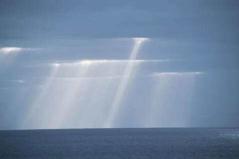 Sunrays over the Ocean Foto stock