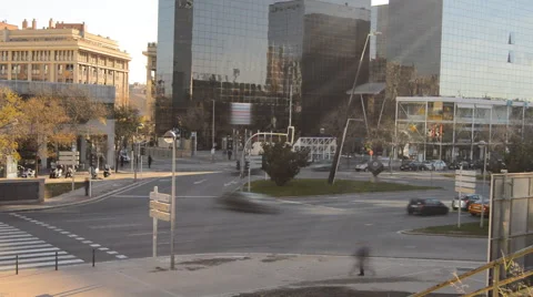 Sunrays  Running In The City Stock Footage 45708308