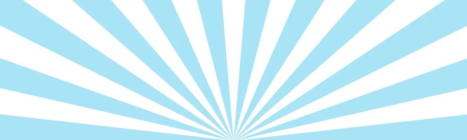 Sunrays, sunbeam rays web banner, lines background, light Stock Illustration