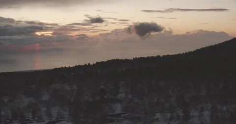 Sunrice on Mount Etna Stock Footage 150321131